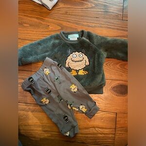 Baby monster outfit set